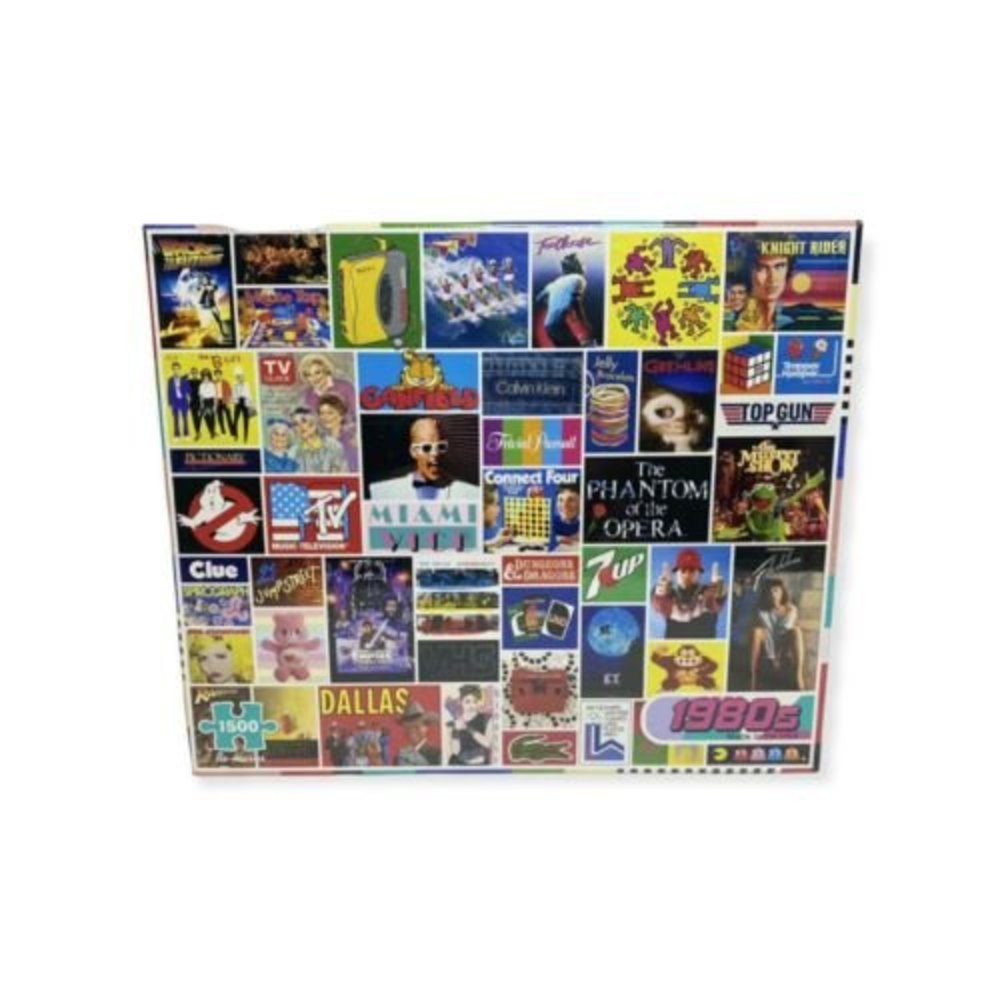 1980s 1500 Piece Jigsaw Puzzle Y2K 80s Pop TV Movies Brands Nostalgia Coquette